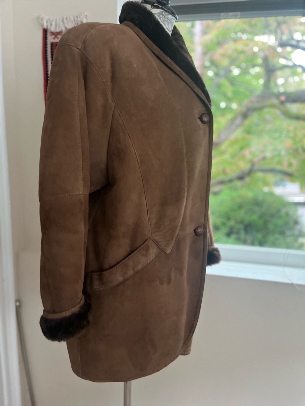Steve by searle Brown Sheepskin Coat - Women s